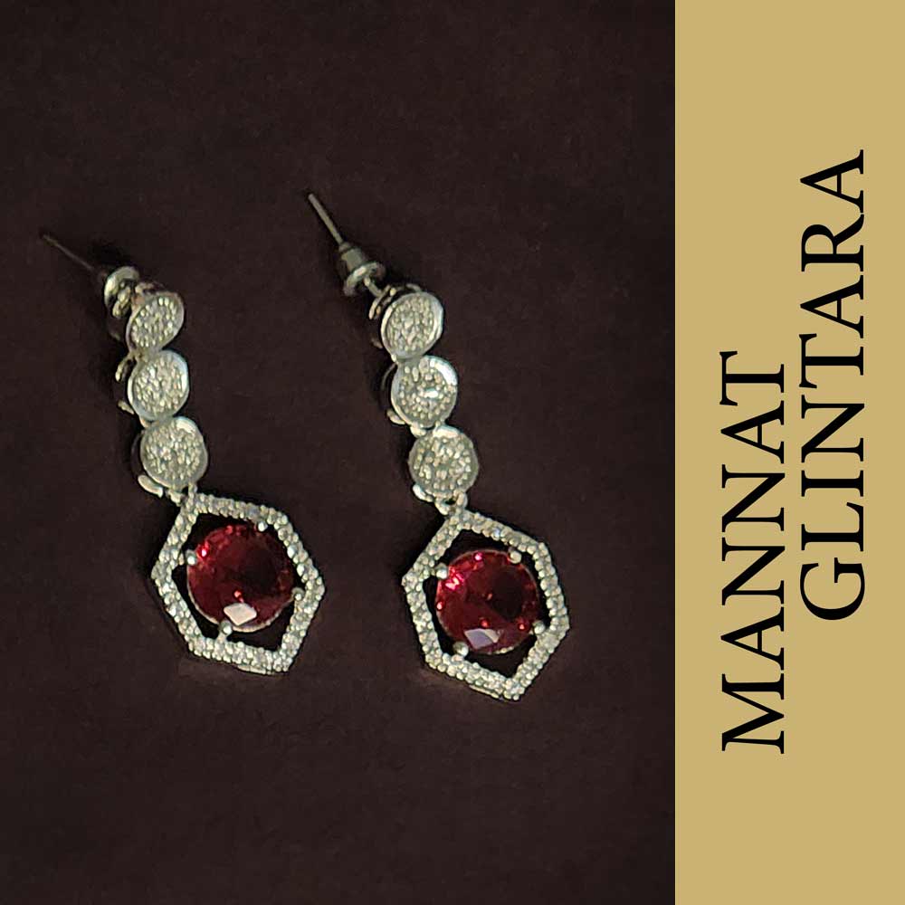 Two Layered Ruby Necklace Set