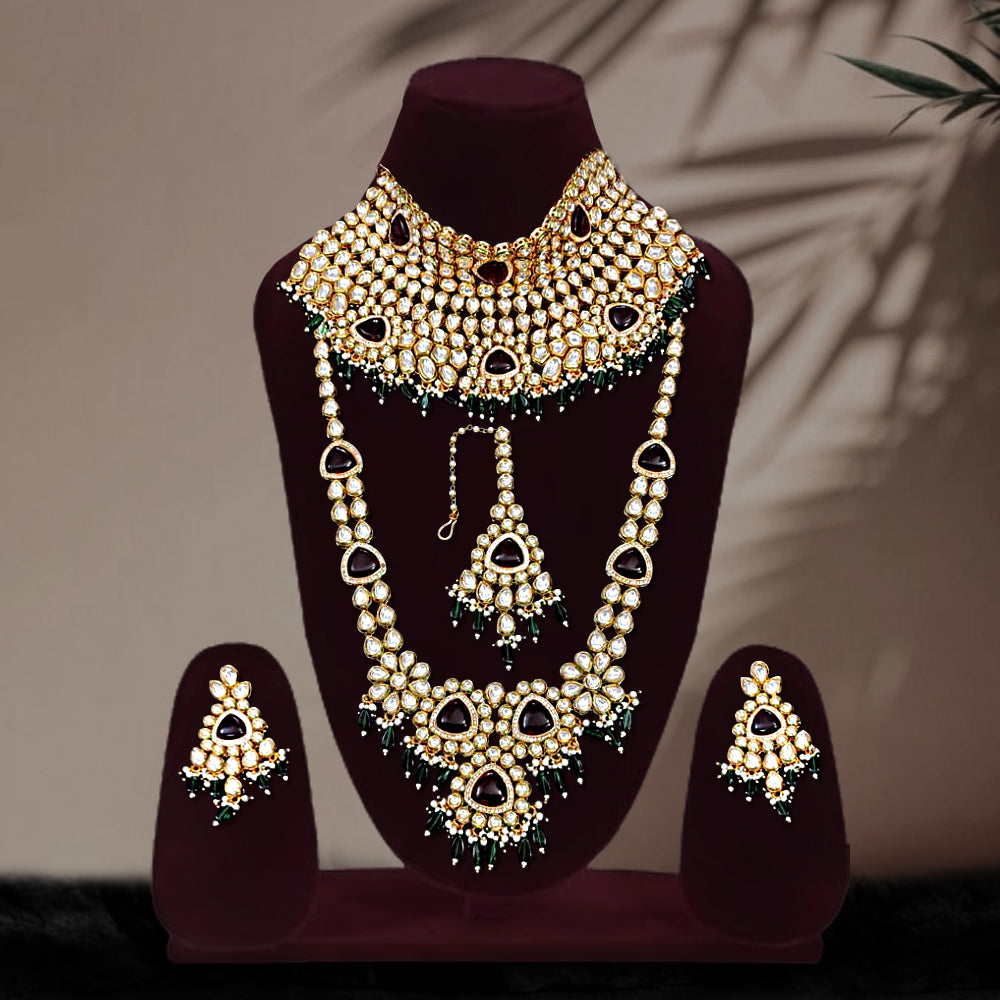 rajwadi jewellery set