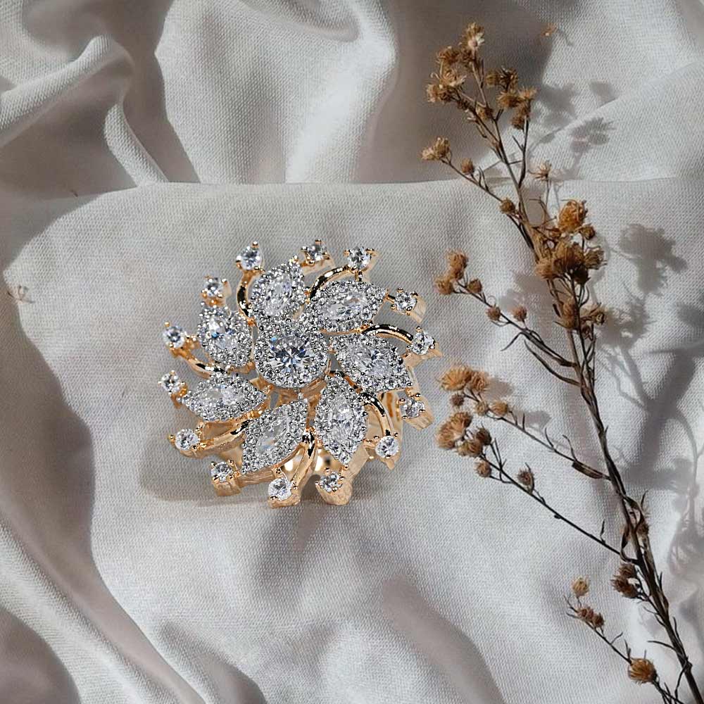 Elegant Sparkle Circlets Ring