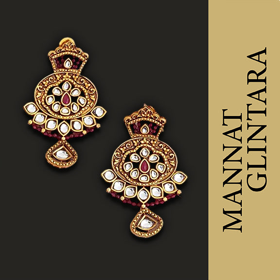 Ranisa Kundan Long Necklace Set