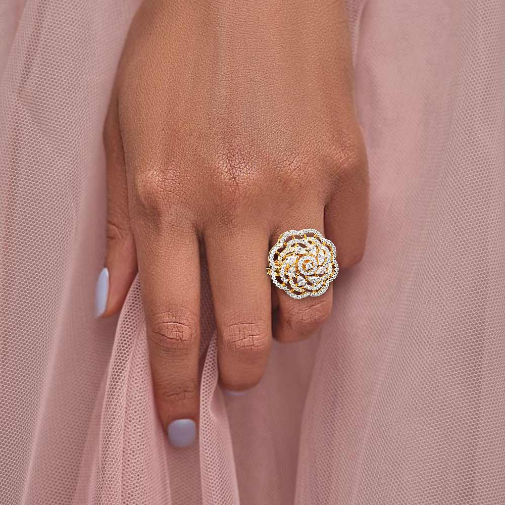 Radiant Rose Aura Ring