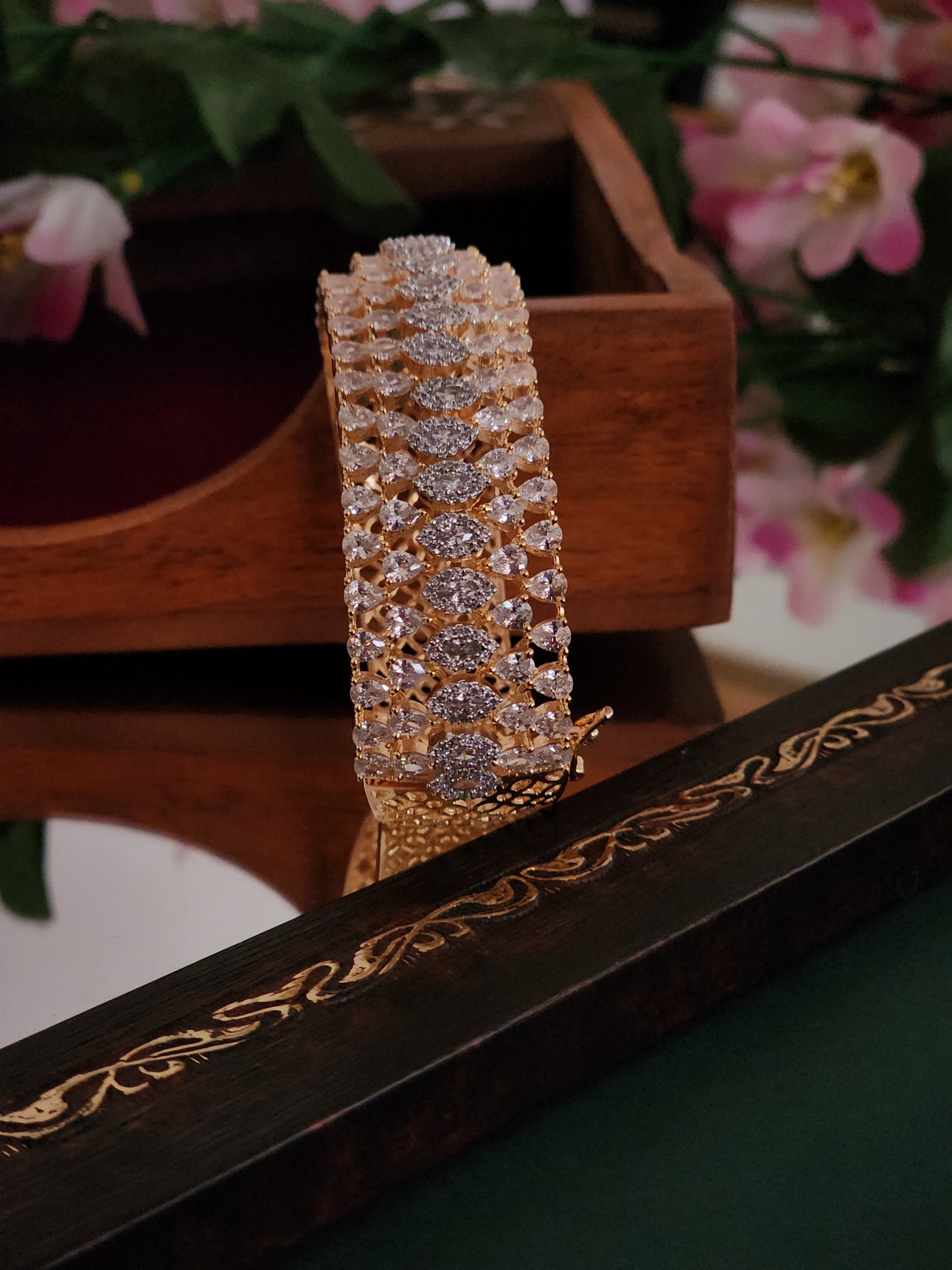 Golden Petals Adornment