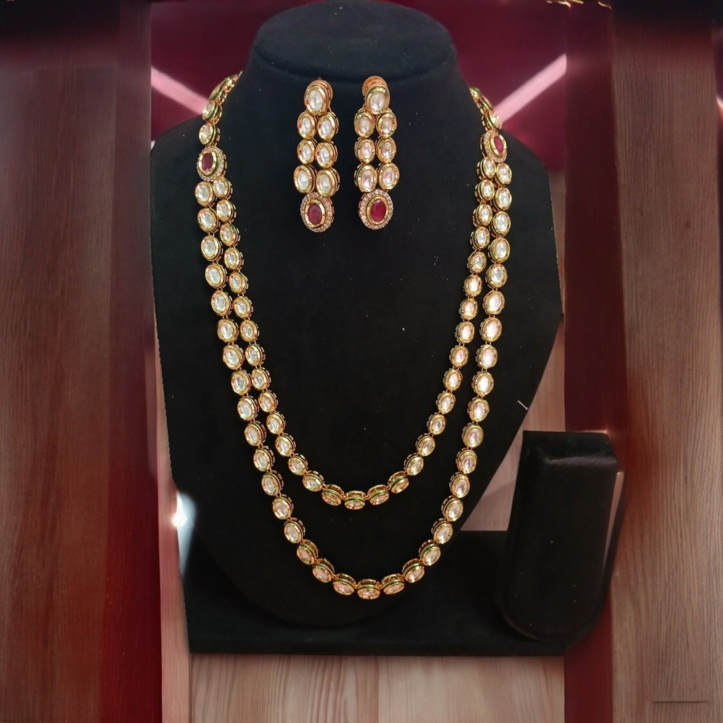 Eternal Dual Kundan Necklace Set