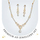 Golden Glimmer AD Short Necklace Set