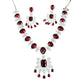 Frosted Ruby AD Necklace Set