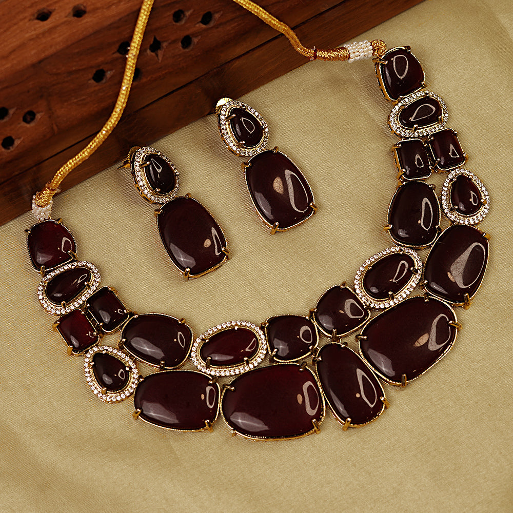 Wine Luxe Necklace Set