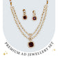 Ruby Layered Lush Kemp Jewelry Necklace Set