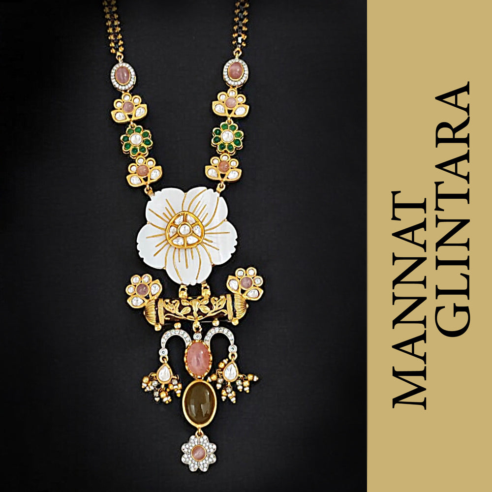 Blossom Grandeur Kundan Jewellery Set