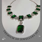 MG Regal Emerald AD Necklace Set