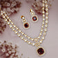 Ruby Layered Lush Kemp Jewelry Necklace Set