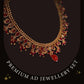 MG Ruby Drop Necklace Set