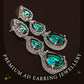 MG Aqua Teardrop Earring