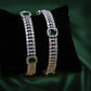 Emerald Essence Premium AD Stone Bangles