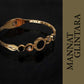 Midnight Roman Cuff Bracelet
