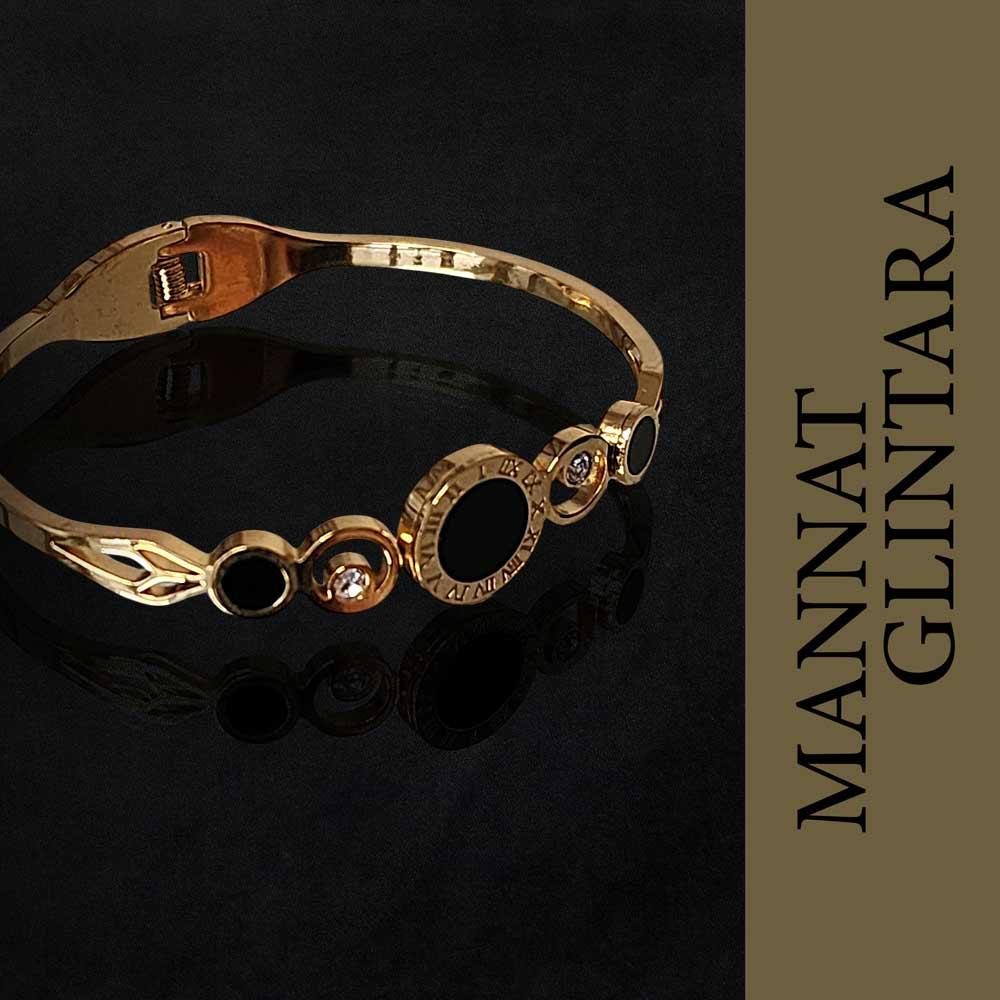 Midnight Roman Cuff Bracelet
