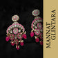 Kundan Lotus Dangler Earrings