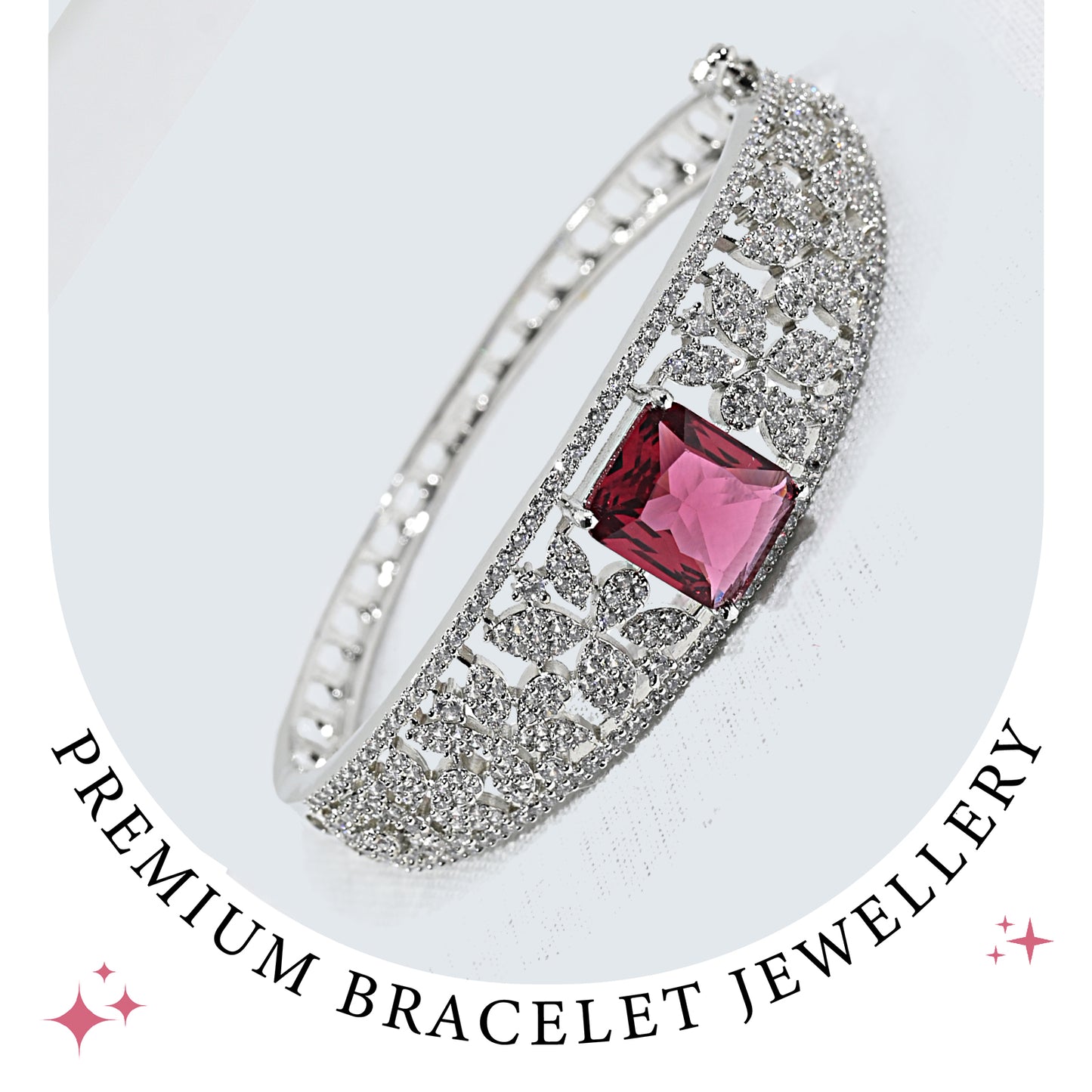 Ruby Diamond Harmony Premium AD Bracelet