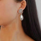 Lotus Sparkle Drops Earrings