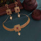 MG Padmimi Gold Tone Rani Haar Necklace Set