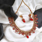 MG Ruby Drop Necklace Set