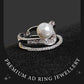 AD Pearl Halo Ring