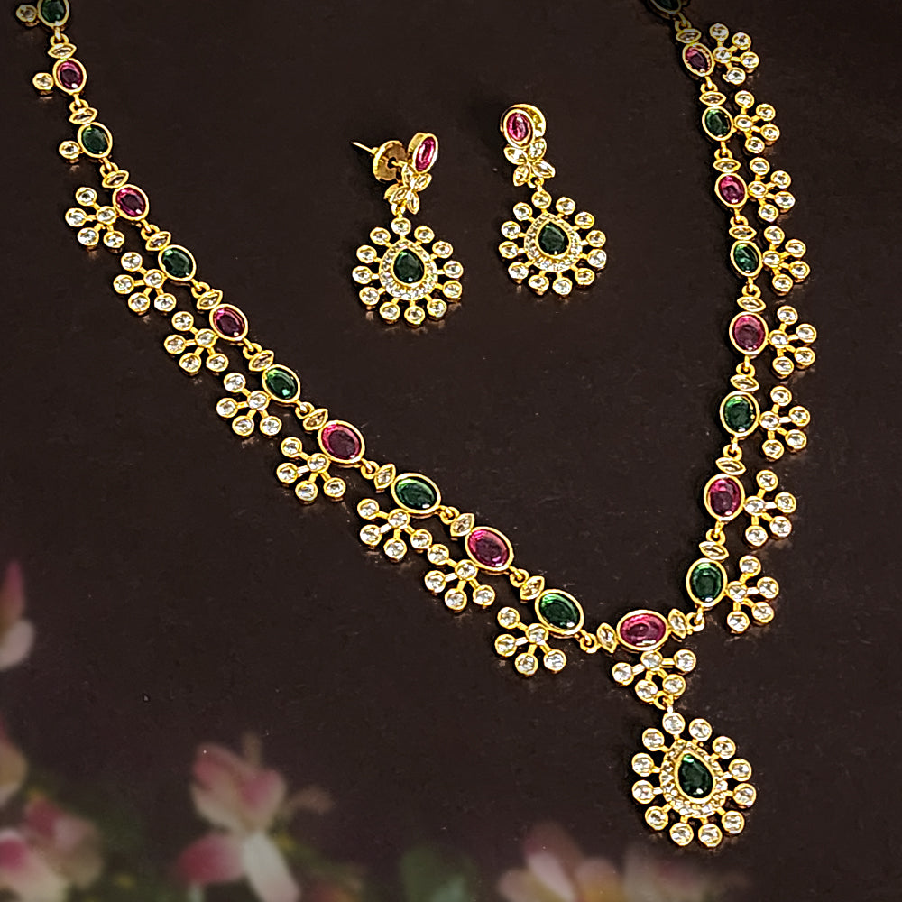 Floral Symphony Necklace Set