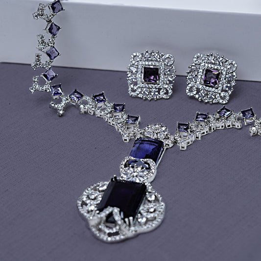 Nita Ambani Inspired Sapphire Sovereign Necklace