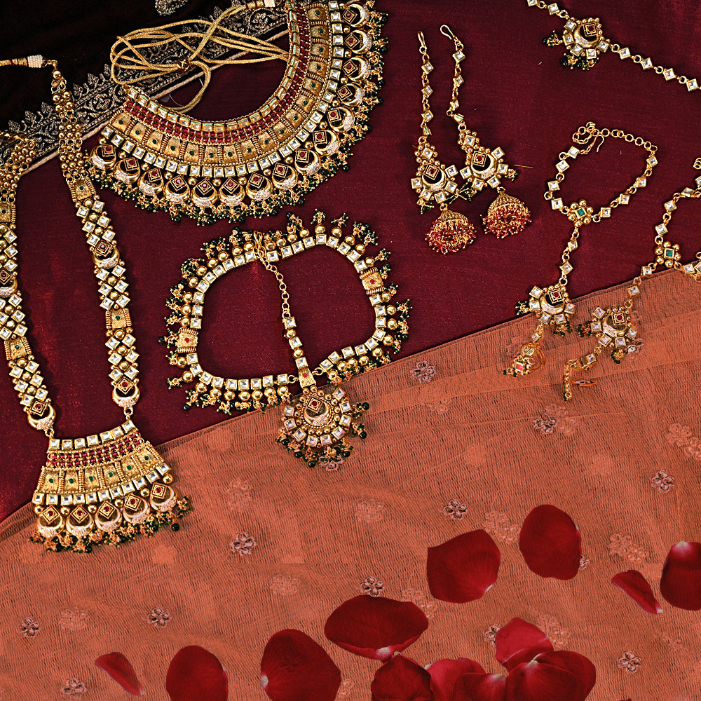 Padmavati Rajwadi Bridal Necklace set