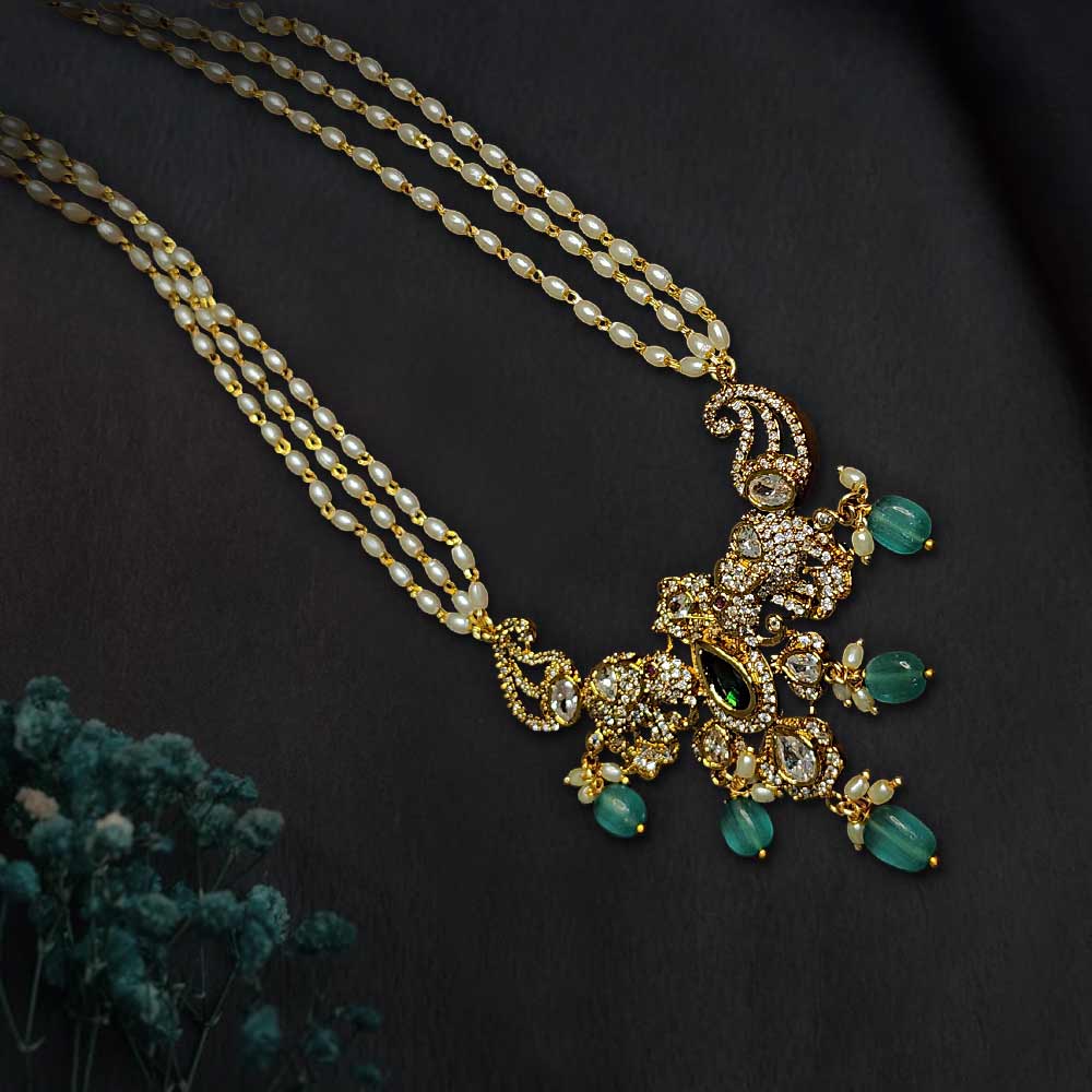 Emerald Bliss Pearl Mala