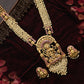 Stunning Temple Jewellery with Pearls and Ruby stone