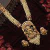 Stunning Temple Jewellery with Pearls and Ruby stone