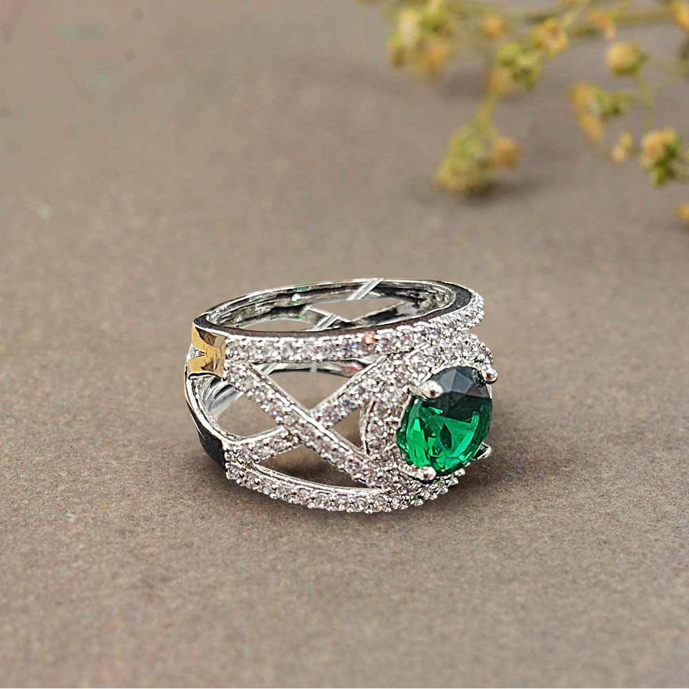 Emerald Whisper Ring