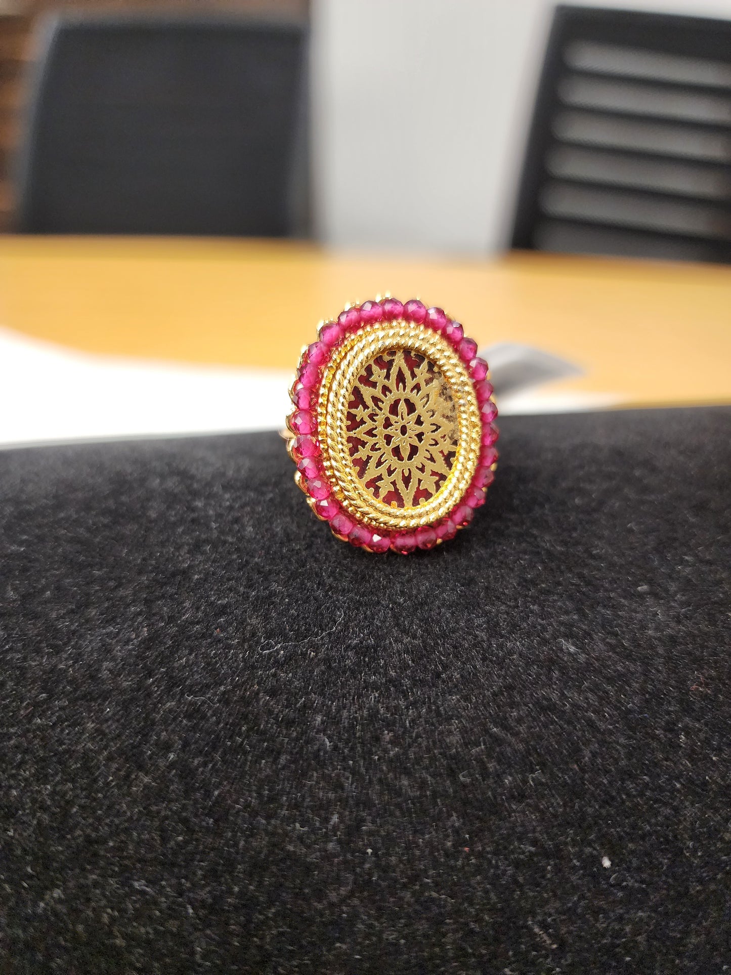 Ruby Circulate Thewa Designer Finger Ring