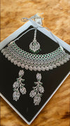 Diamond Elegance CZ Designer Semi Bridal Set