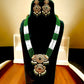 MG Vanisha Green Beaded Victorian long Haram Set