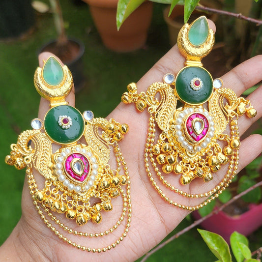 Noor-e-Jheel Kasmiri earrings