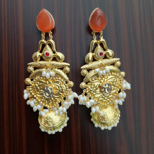 Amber Trails Kashmiri Jhumkas
