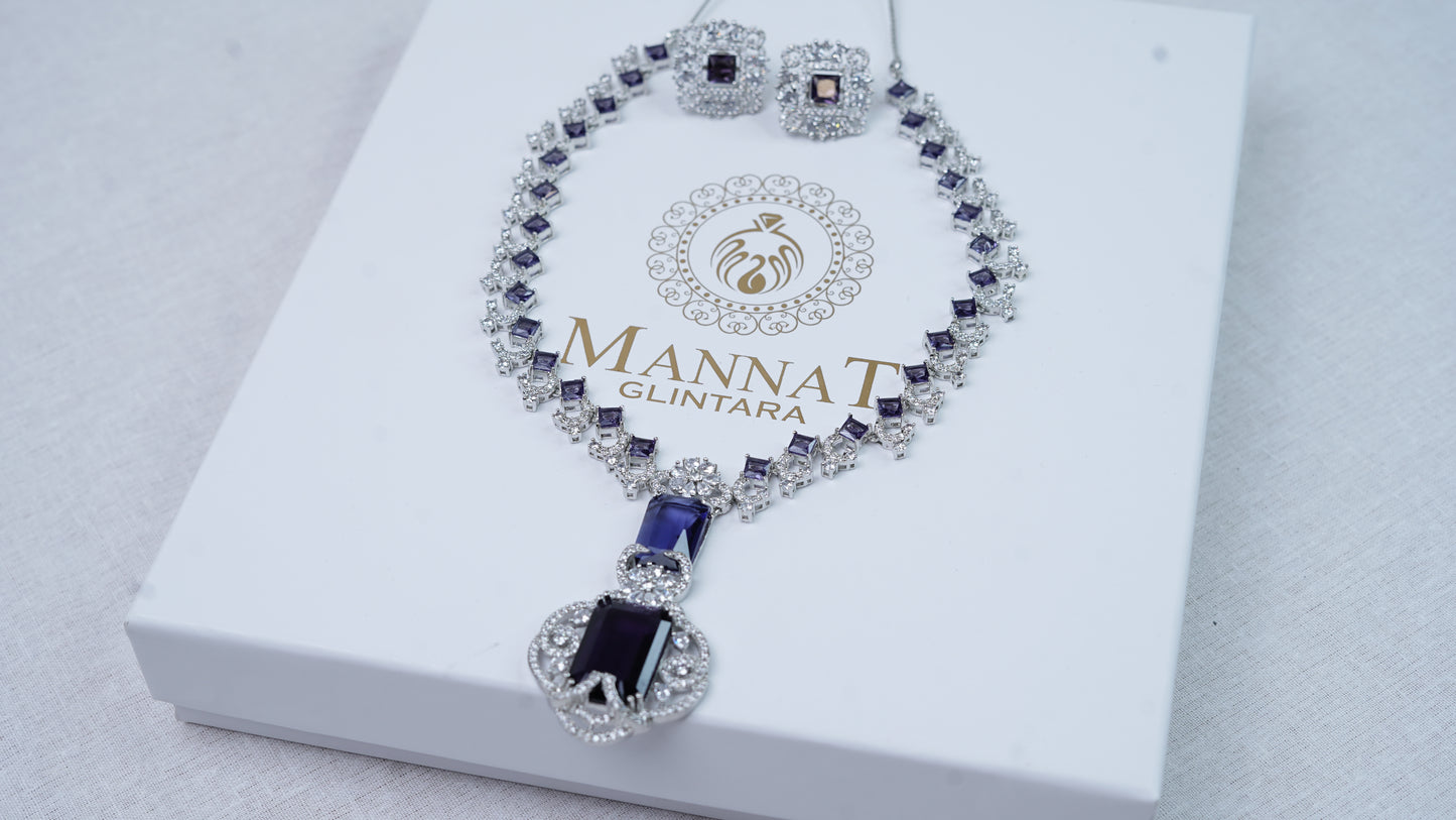 Nita Ambani Inspired Sapphire Sovereign Necklace