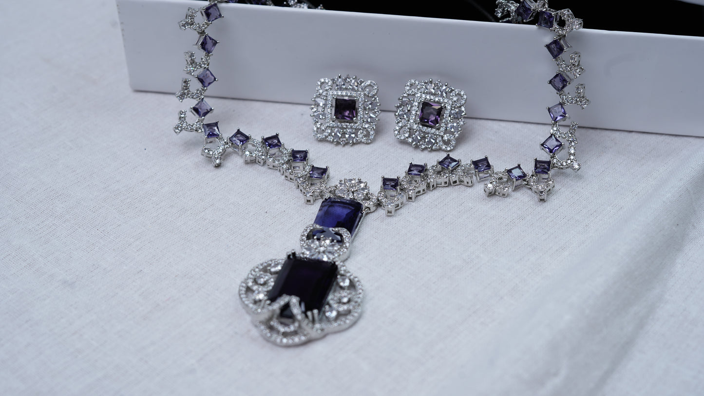 Nita Ambani Inspired Sapphire Sovereign Necklace