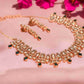 Crystal Brilliance Antique kundan necklace set