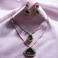 MG Emerald Majesty Layer  Pendant Set