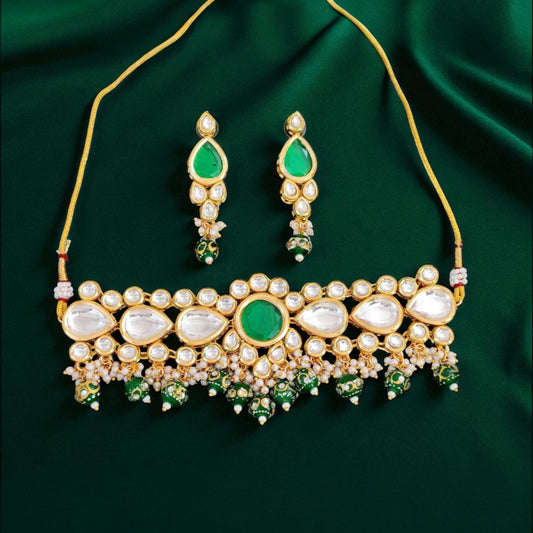 Royal Heritage Kundan Choker Necklace Set