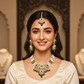 Royal Emerald Pearl Kundan Jewellery Set