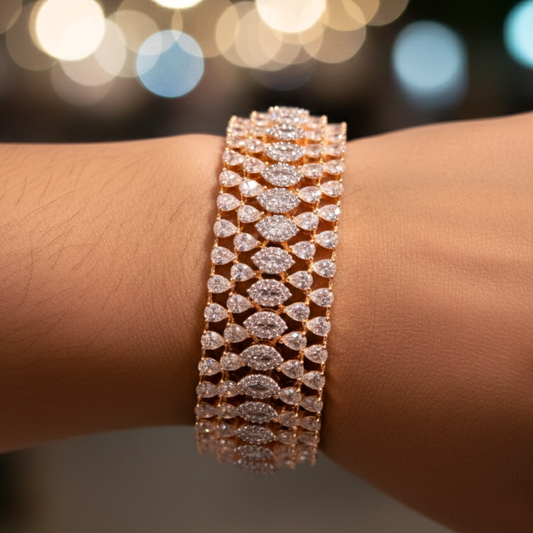 Golden Petals Adornment