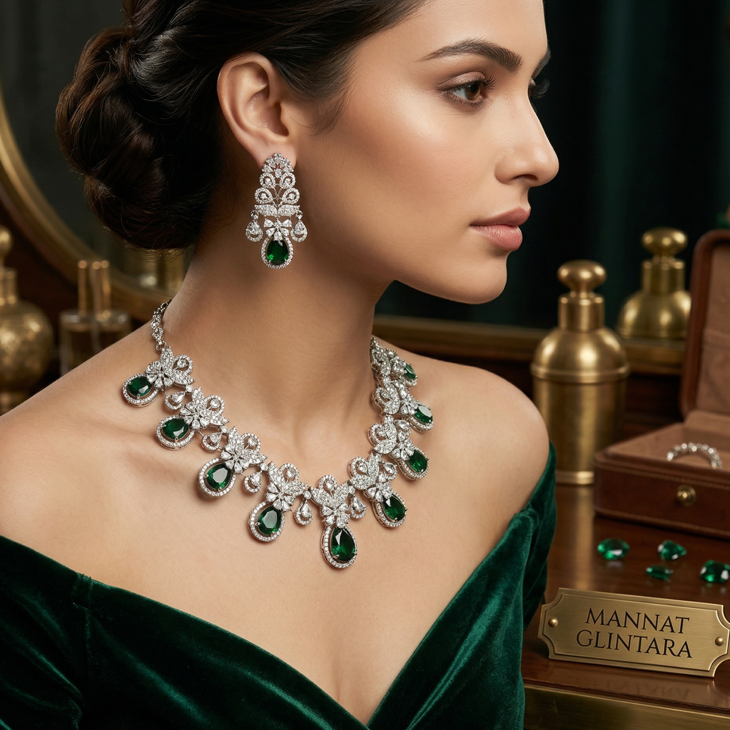 Radiant Emerald Choker