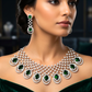 Emerald Radiance Victorian Necklace Set