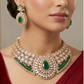 Emerald Kundan Statement Necklace Set