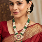 Rajwadi Heritage Meenakari Kundan Long Necklace