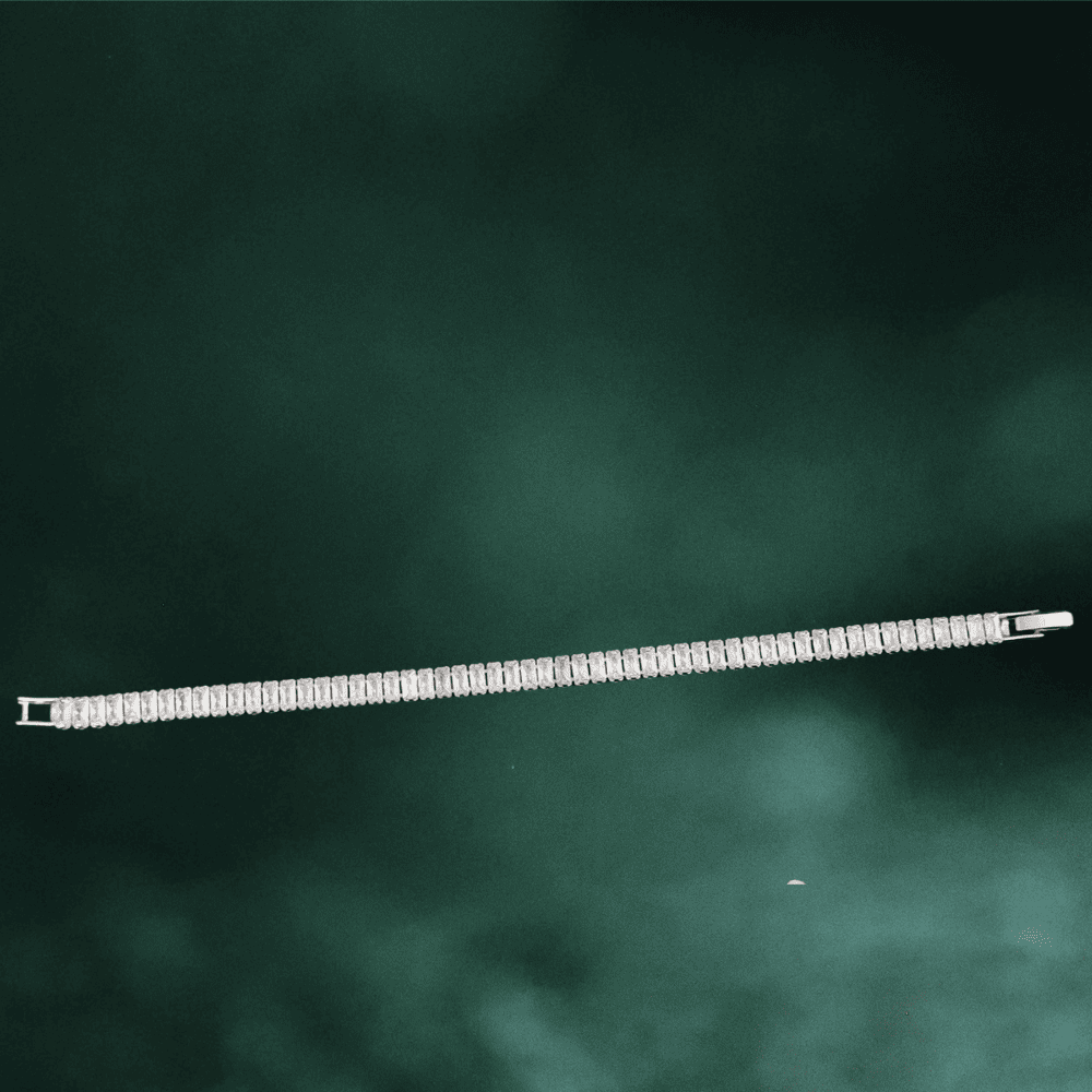 Crystal Elegance White Rhodium Bracelet