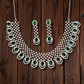 Emerald Radiance Victorian Necklace Set